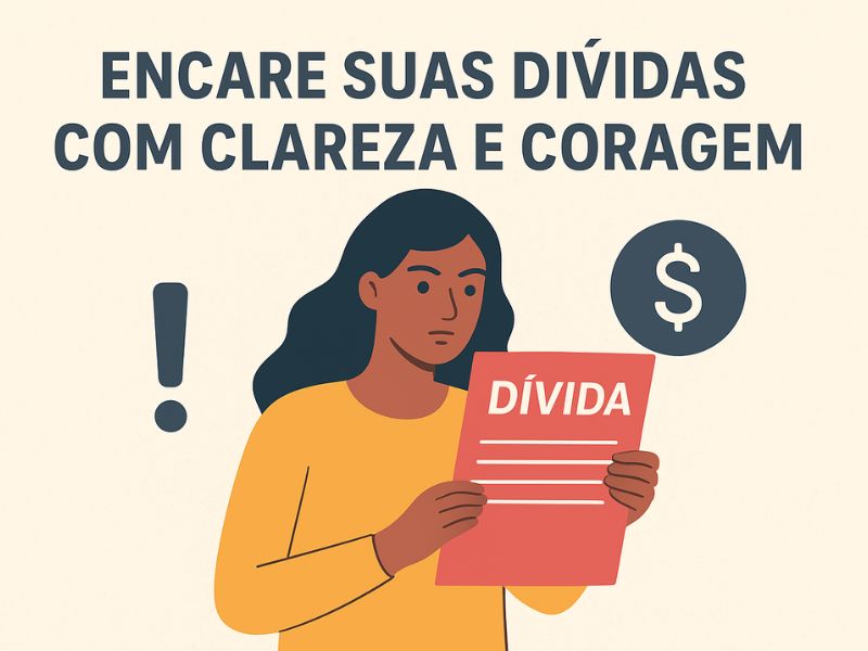 encare suas dividas com clareza e coragem