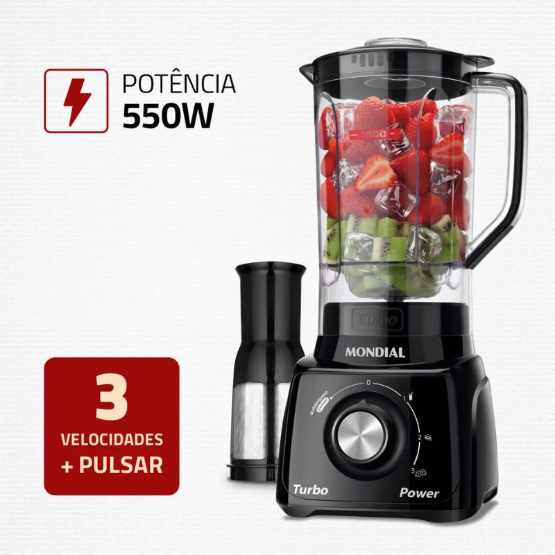 Liquidificador Turbo Power Mondial
