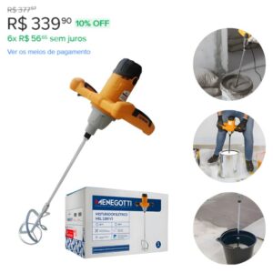 Batedor para argamassa Menegotti