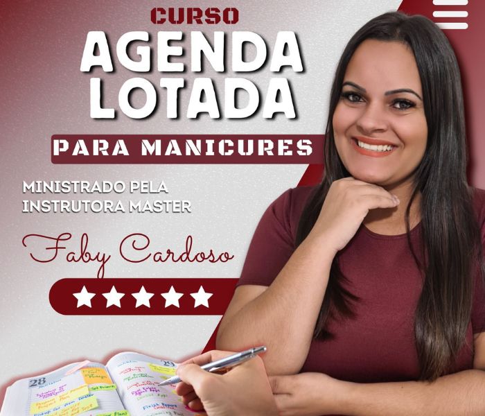 MANICURE AGENDA LOTADA – Master Faby Cardoso